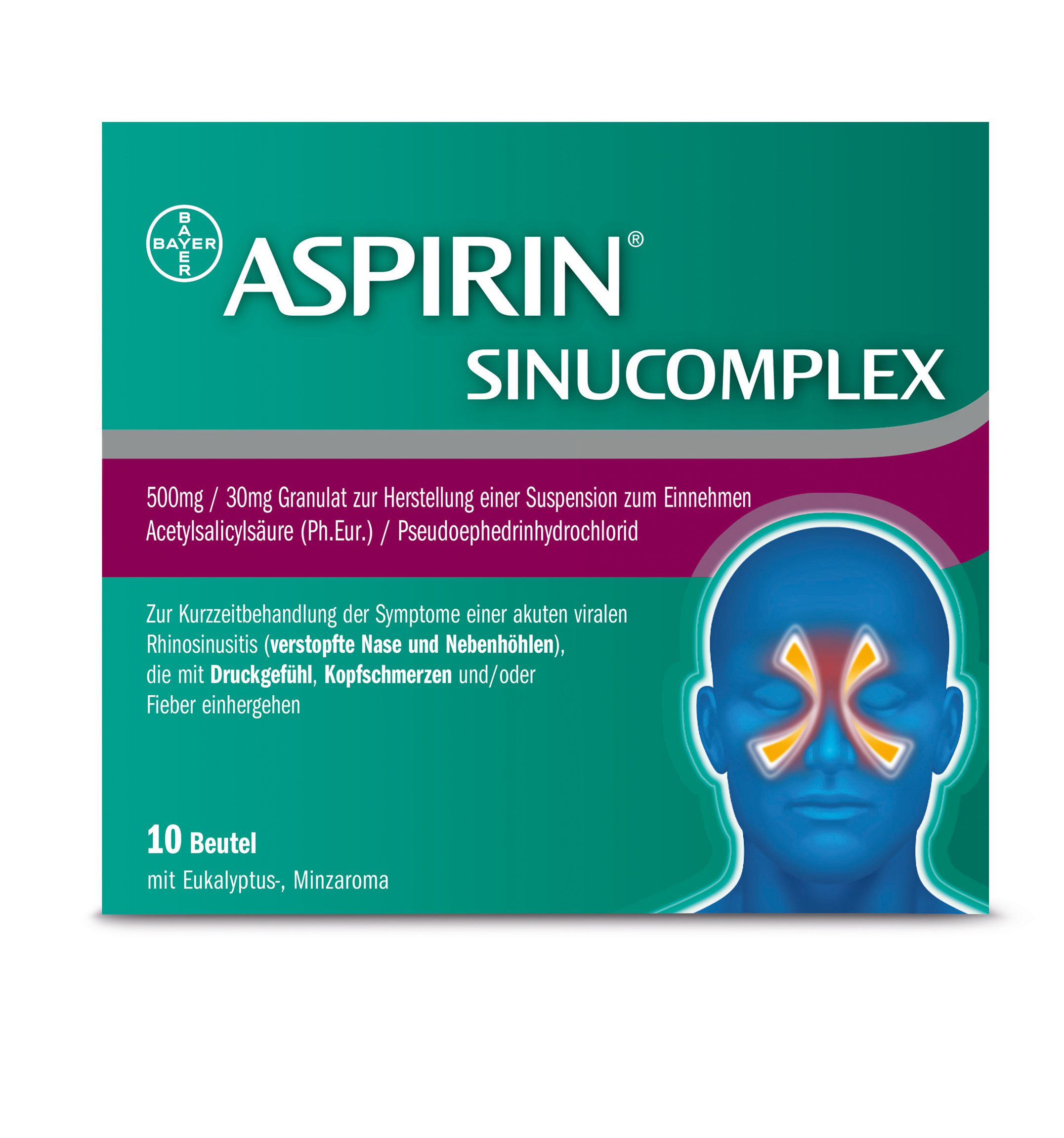 Aspirin Sinucomplex 500 Mg30 Mg Granulat Zur Herstellung Einer