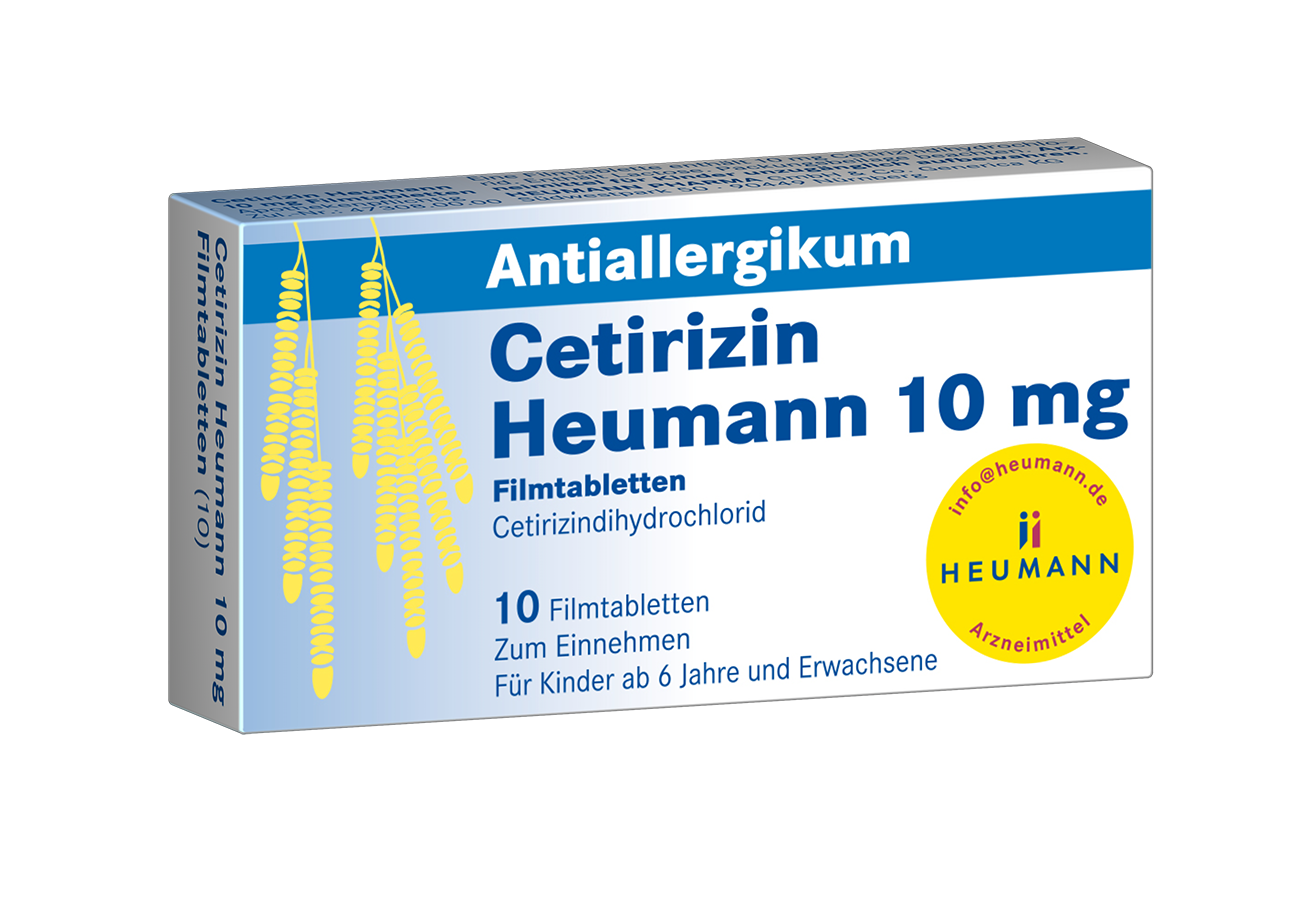 CETIRIZIN Heumann 10 mg Filmtabletten