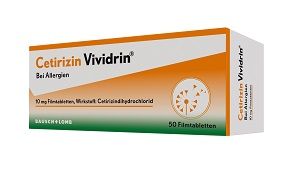 CETIRIZIN Vividrin 10 mg Filmtabletten